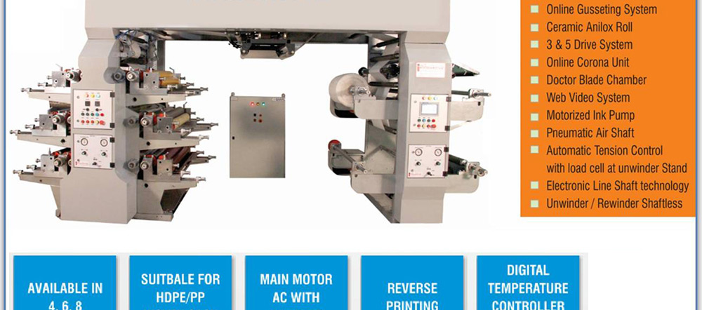 Innovative Flexotech High Quality Flexo Printing Press