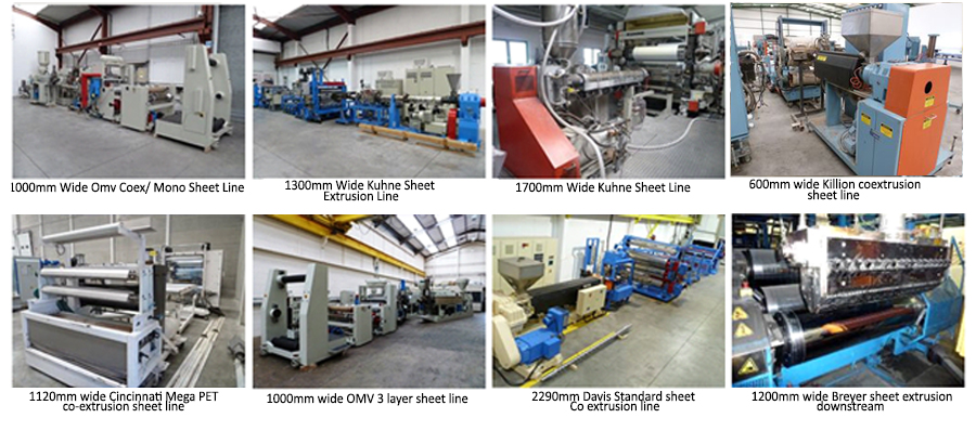 used sheet extrusion lines