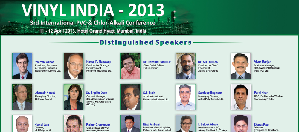 Vinylindia 2013 3rd International PVC and Chlor Alkali Conference