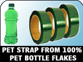 Pet Strap From 100% PET Bottle Flakes