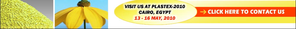 Visit Manufacturer of master batches, white masterbatches, black master batches, filler masterbatches at 12th International Plastic Industries Exhibition PLASTEX 2010 - JJ Packagers