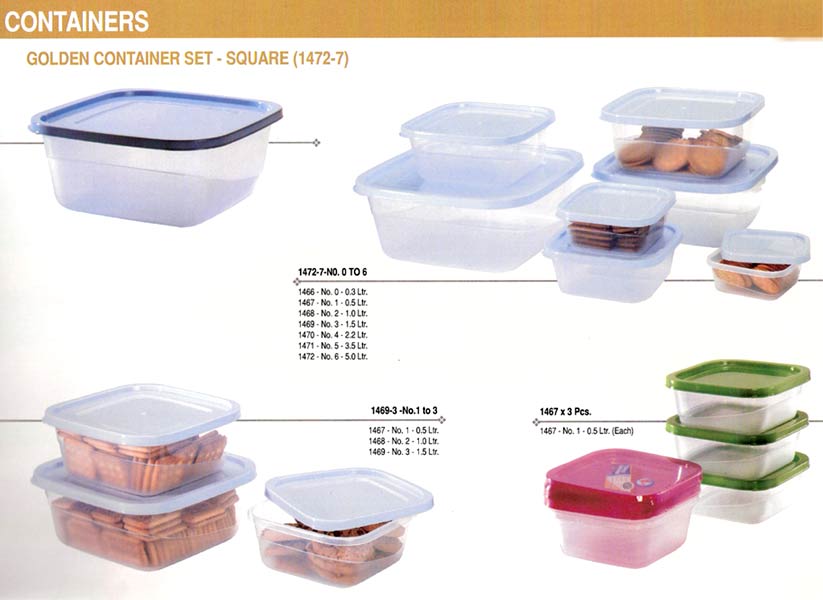 Food Storage Containers and Manufacturer of Plastic Food Container