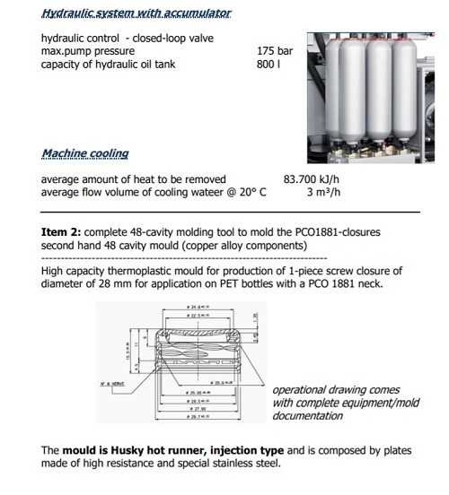 PET Bottles With Neck Finish For Closure Compression Moulding Machine-3