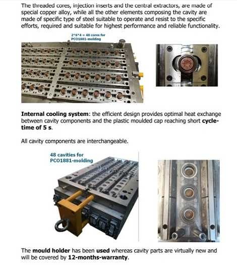 PET Bottles With Neck Finish For Closure Compression Moulding Machine-4