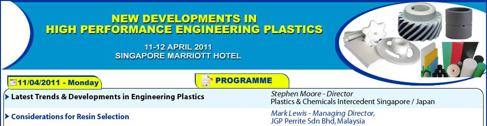 New Developments in High Performance Engineering Plastics