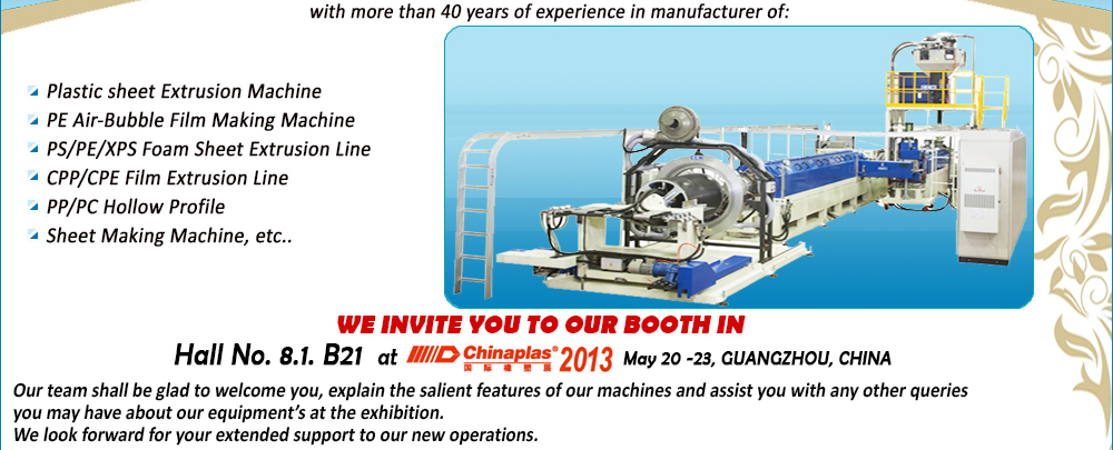 Plastic-sheet-extrusion-machine