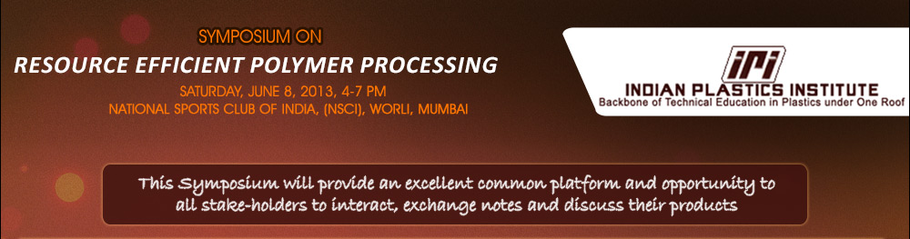 Symposium on resource efficient polymer processing