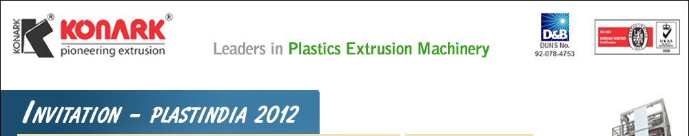 Visit Konark at Hall 3H, Stall M2 at Plastindia 2012