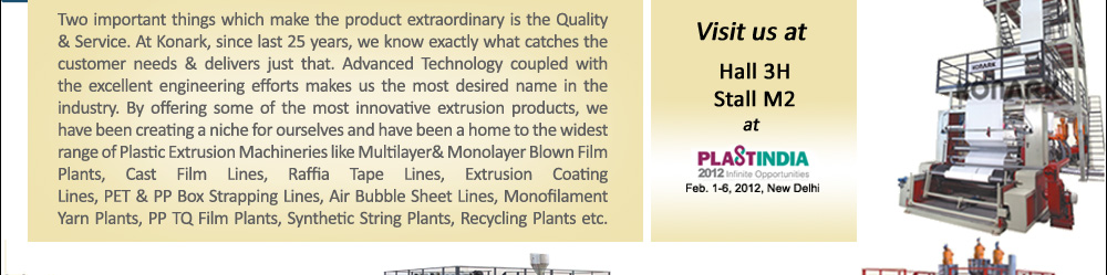 Leaders in Plastics Extrusion Machinery