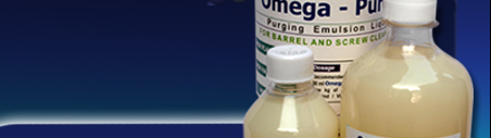 Purging liquid for plastic screw and barrel 