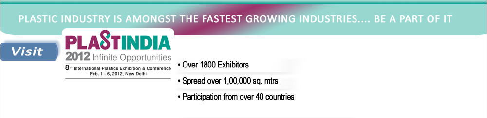Register for The Largest Plastics Show in 2012, Plastindia