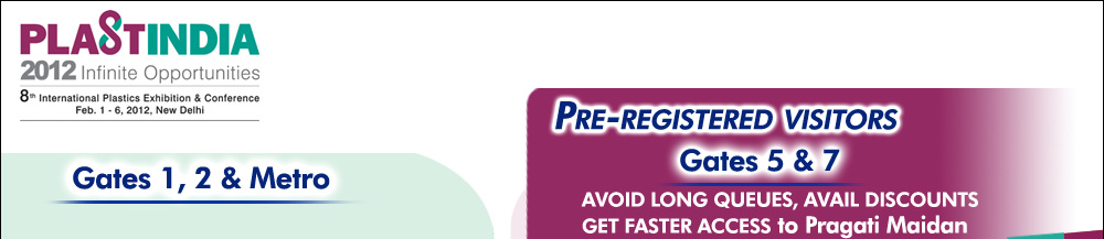 Gates 1 and 2 for Purchase Tickets at Pragati Maidan