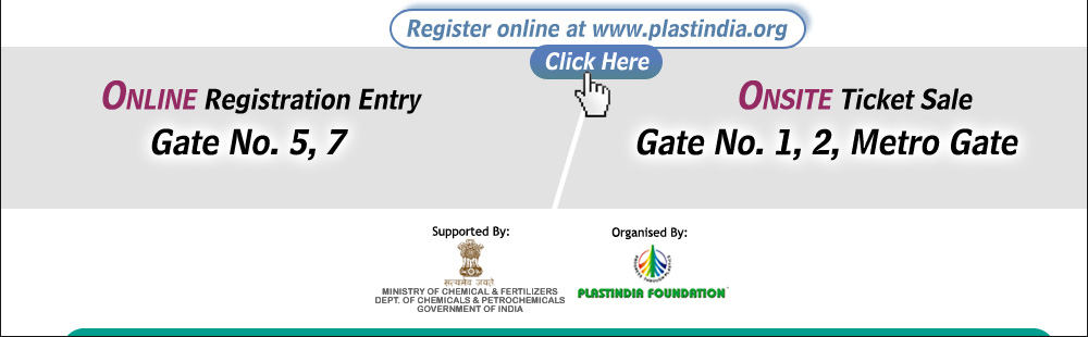 Online Registration Entry Gate No. 5, 7, Onsite Ticket Sale Gate No. 1, 2, Metro Gate