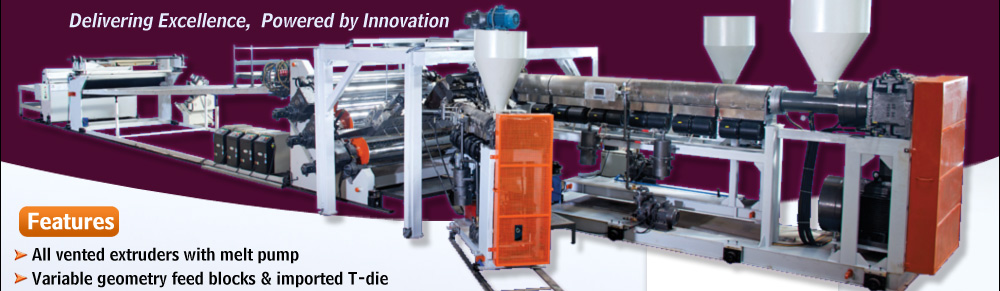 All vented Extruder with Melt Pump