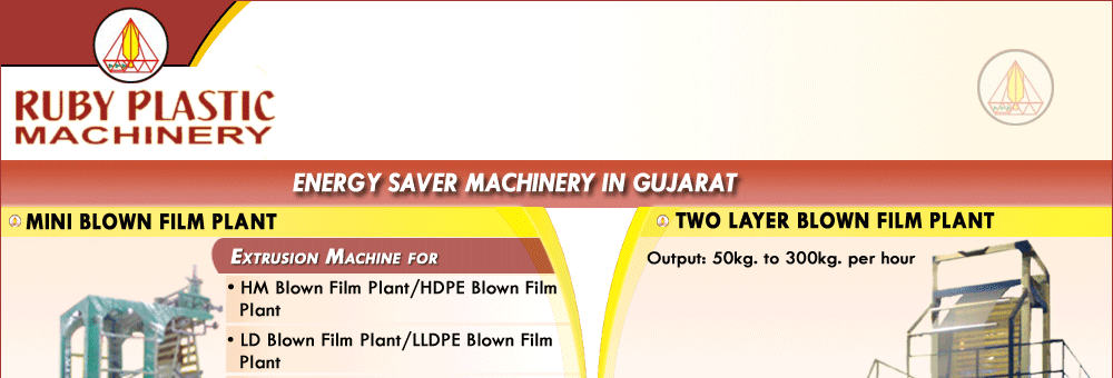 Energy Saver Machinery - Mini Blown Film Plant, Two Layer Blown Film Plant