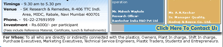 Course-Plastics In Depth