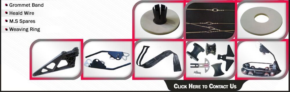 Manufacturer of M.S Spares, Weaving Ring, Grommet Band, Cast PU Spares, etc...