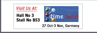 Visit Us At Hall No.3, Stall No. B53 at K time 2010