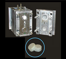 Fully integrated Manufacturer & Exporter of mould - Castrol 2 Cavity unscrewing type mould with temper evident ring Fully integrated Manufacturer & Exporter of mould - Castrol 2 Cavity unscrewing type mould with temper evident ring