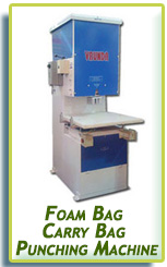Foam Bag Carry Bag Punching Machine