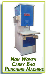 Non Woven Carry Bag Punching Machine