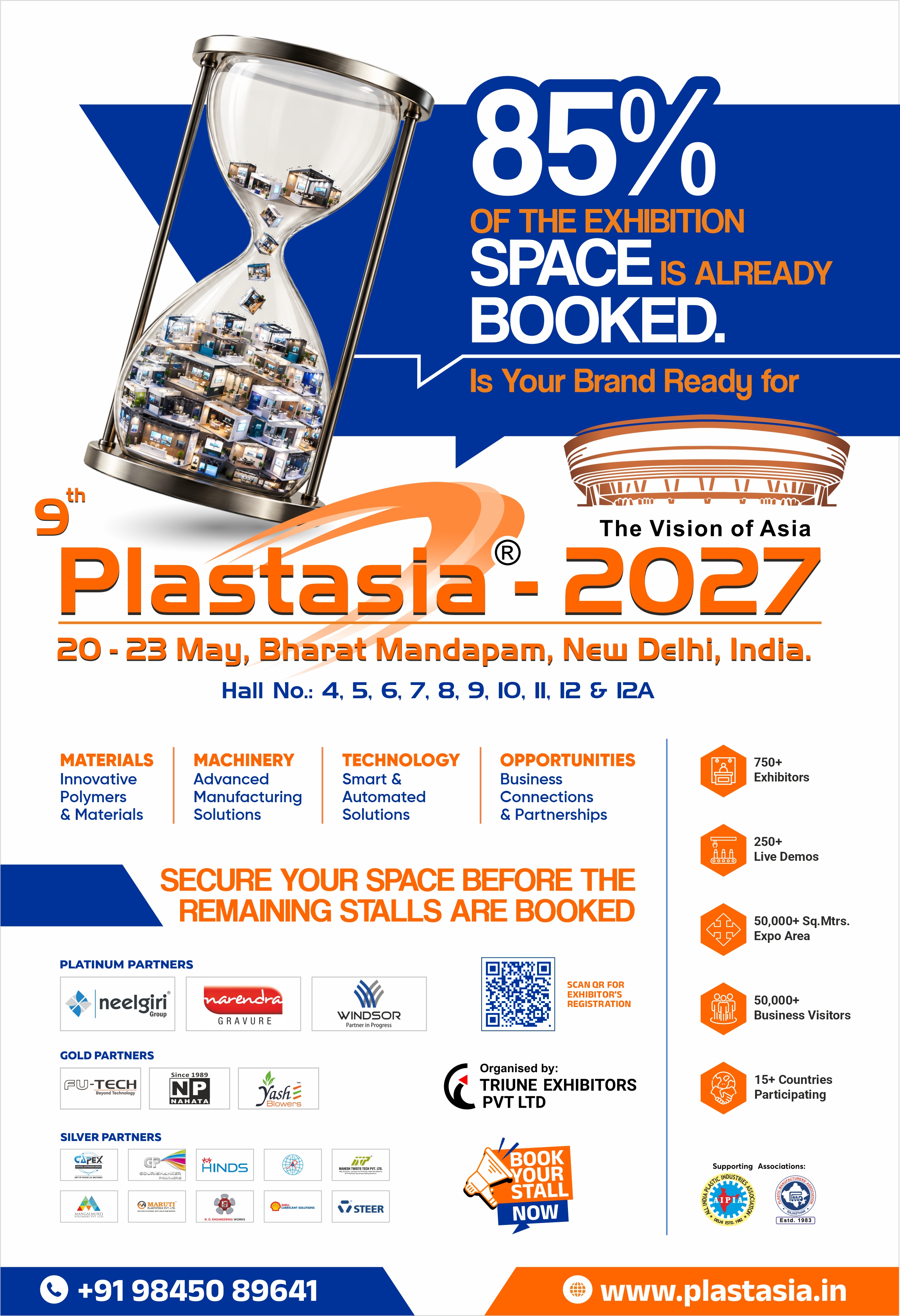 Plastasia 2027 � 9th International Plastics Exhibition at Bharat Mandapam