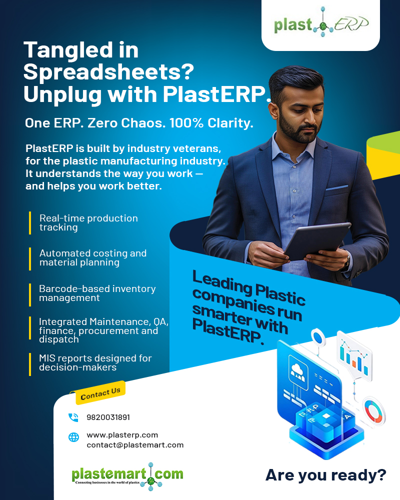 PlastERP - One ERP. Zero Chaos. 100% Clarity.