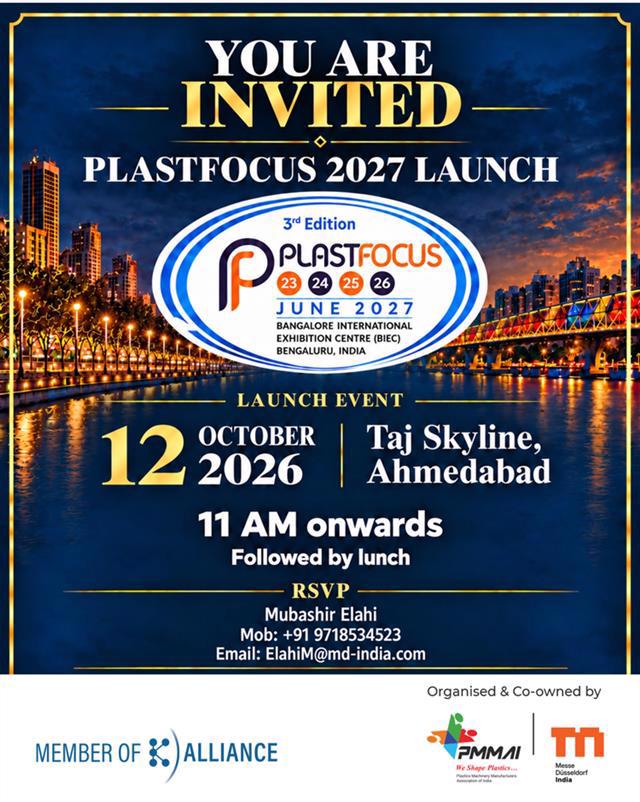 PlastFocus 2027 � 3rd Edition, 23�26 June 2027 at BIEC, Bengaluru