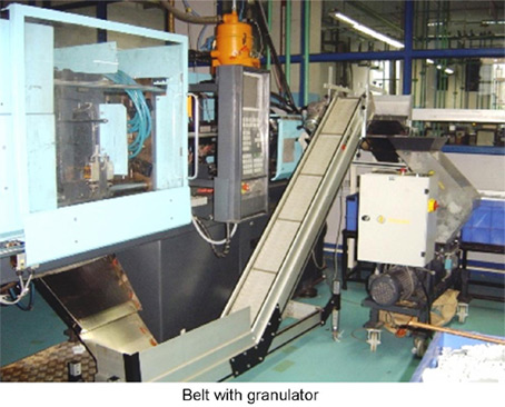 Belt with Granulator