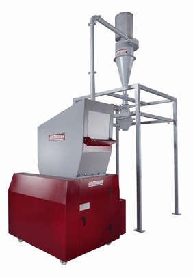 Evacuation by Centrifugal Fan - MC Series Granulators