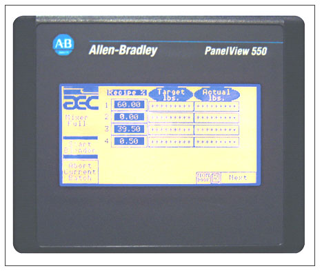 Allan-Bradley Touch-Screen Controller