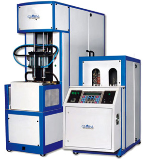 On Sale Semi Automatic Hot Fill PET Bottle Blow Moulding Machine Global PET Industries India