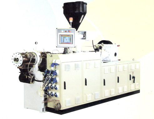 Model: KTS 300e - Twin Screw RPVC Pipe Extruder_1