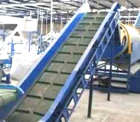 PET Bottle Washing And Granulating Line-Belt Conveyor-4