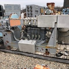 75 mm Werner & Pfleiderer conical counter rotating twin screw extruder-2