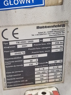 Battenfeld 450 Ton Injection Molding Machine :5