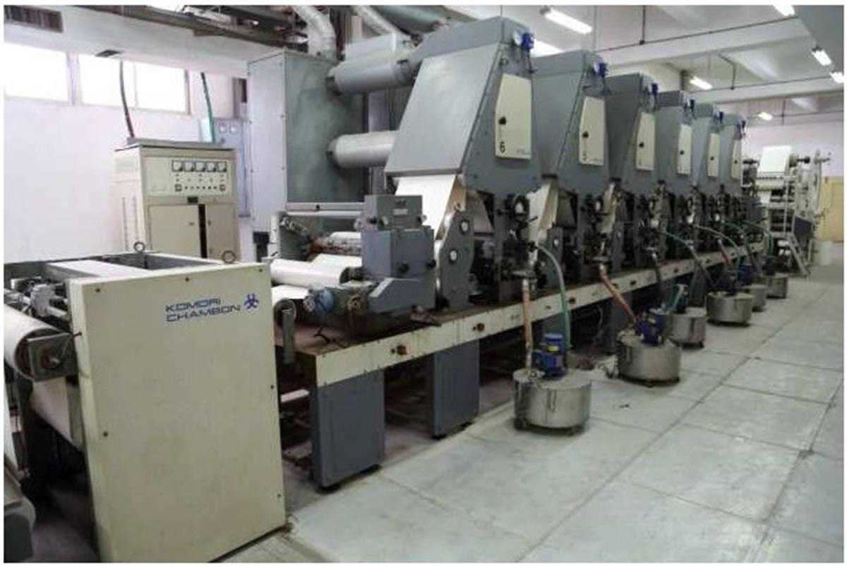 Komori Chambon 6 colors Rotogravure Printing Machine