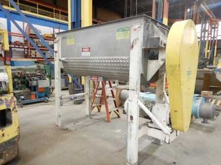 66 Cu.Ft. Lox double ribbon blender.