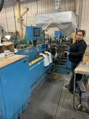 Bruce & Bradley Servo 30" Wide Wicket Bag Machine