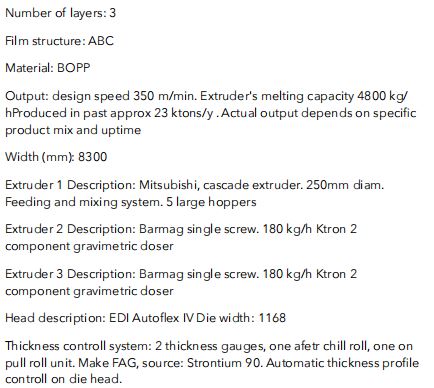 Details of machine-1