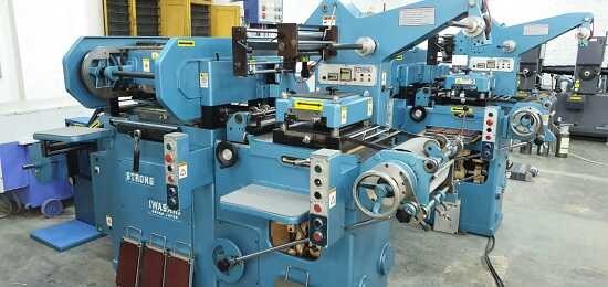 Iwasaki VSD 250 Japanese Flat Bed Label Printing Machine