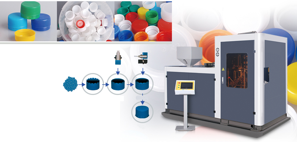 Rotary Cap Compression Molding Machine