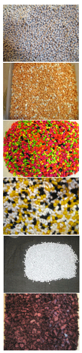 Universal masterbatches, Fluorescent Masterbatches, UN Masterbatches, PE Masterbatches, Lasermarking Masterbatches, DualGlo Masterbatches, Glitter Masterbatches, Polymer Specific Masterbatches, Com bi Masterbatches, color concentrates