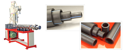 High Output Grooved Feed Extruder (for HDPE Pipe)