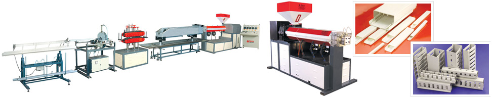 Single Screw Extrusion Plant & PVC Trunking Plant